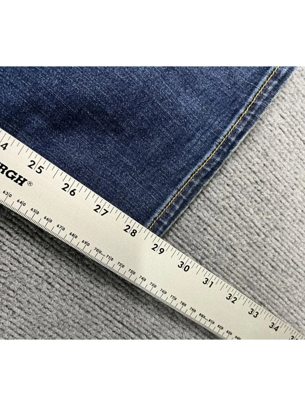 Ridgecut Mens Blue Straight Fit Jeans 34x30